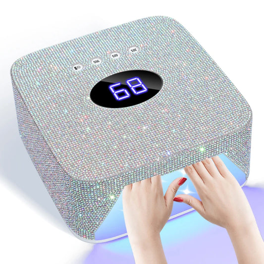 Rechargeable UV LED Lamp 30LEDS Wireless Nail Dryer With Smart Sensor.